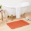 Bath Mat Burnt Orange Solid Color 20 x 31 inch Non-slip Bathroom 5
