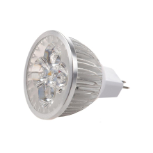 4 * 1w Gu5.3 Mr16 12v Warm White Led Light Lamp Bulb