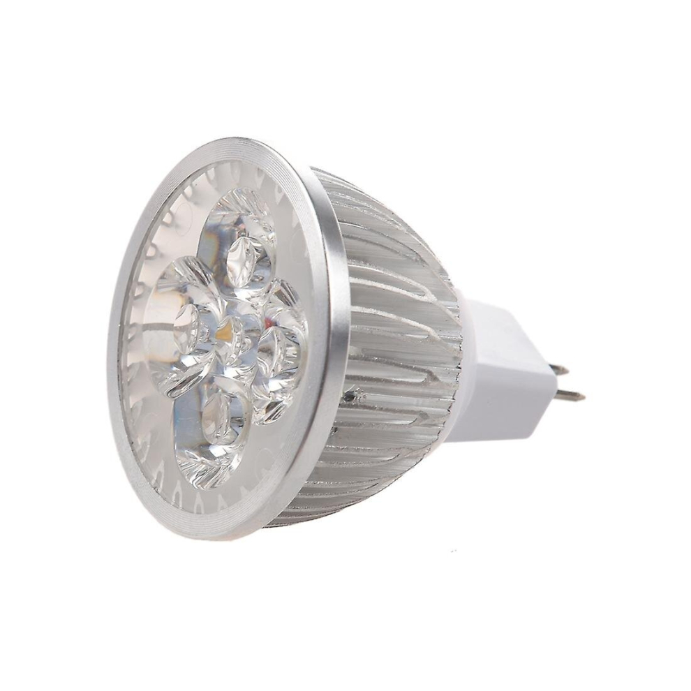 4 * 1W Gu5.3 Mr16 12V Warm Led Lamp Bulb White/Light