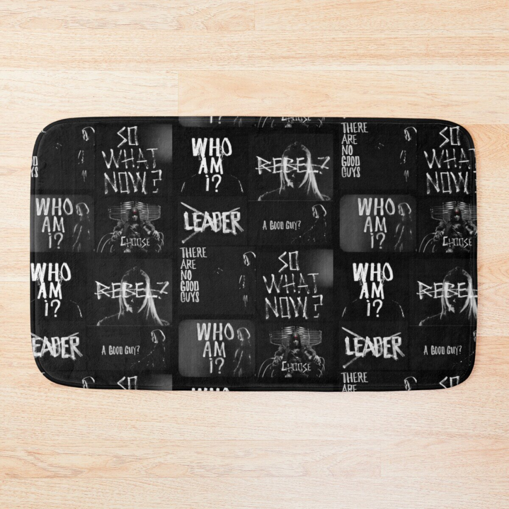 Bath Mat Who I am? 20 x 31 inch Non-slip Bathroom-image-OPC-PCPZMDD-NEW