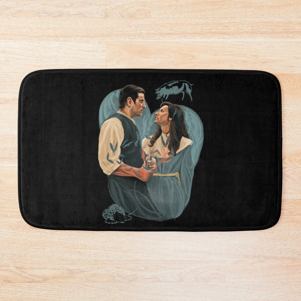 Bath Mat Pig Truffles Dracula Bloody Love 20 x 31 inch Non-slip Bathroom-image-OPC-PCPZMKG-NEW