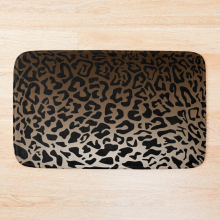 Bath Mat Leopard Print 20 x 31 inch Non-slip Bathroom