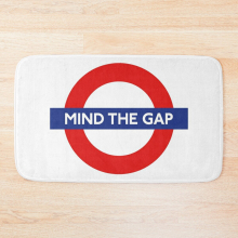 Bath Mat Mind The Gap 20 x 31 inch Non-slip Bathroom
