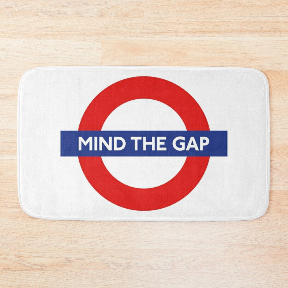 Bath Mat Mind The Gap 20 x 31 inch Non-slip Bathroom