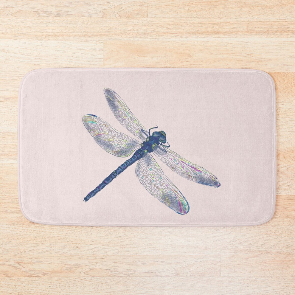 Bath Mat Dragonfly riding the light 20 x 31 inch Non-slip Bathroom-image-OPC-PCPZKP7-NEW