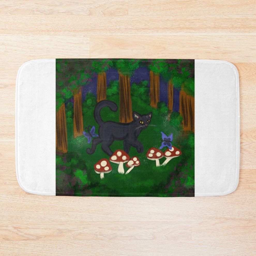 Bath Mat Magic forest 20 x 31 inch Non-slip Bathroom-image-OPC-PCPZMY9-NEW
