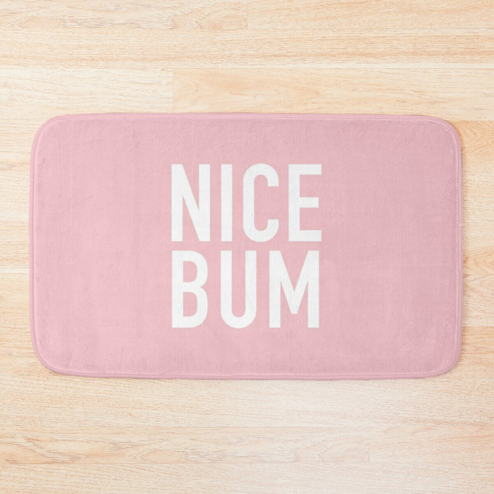 Bath Mat Nice Bum 20 x 31 inch Non-slip Bathroom