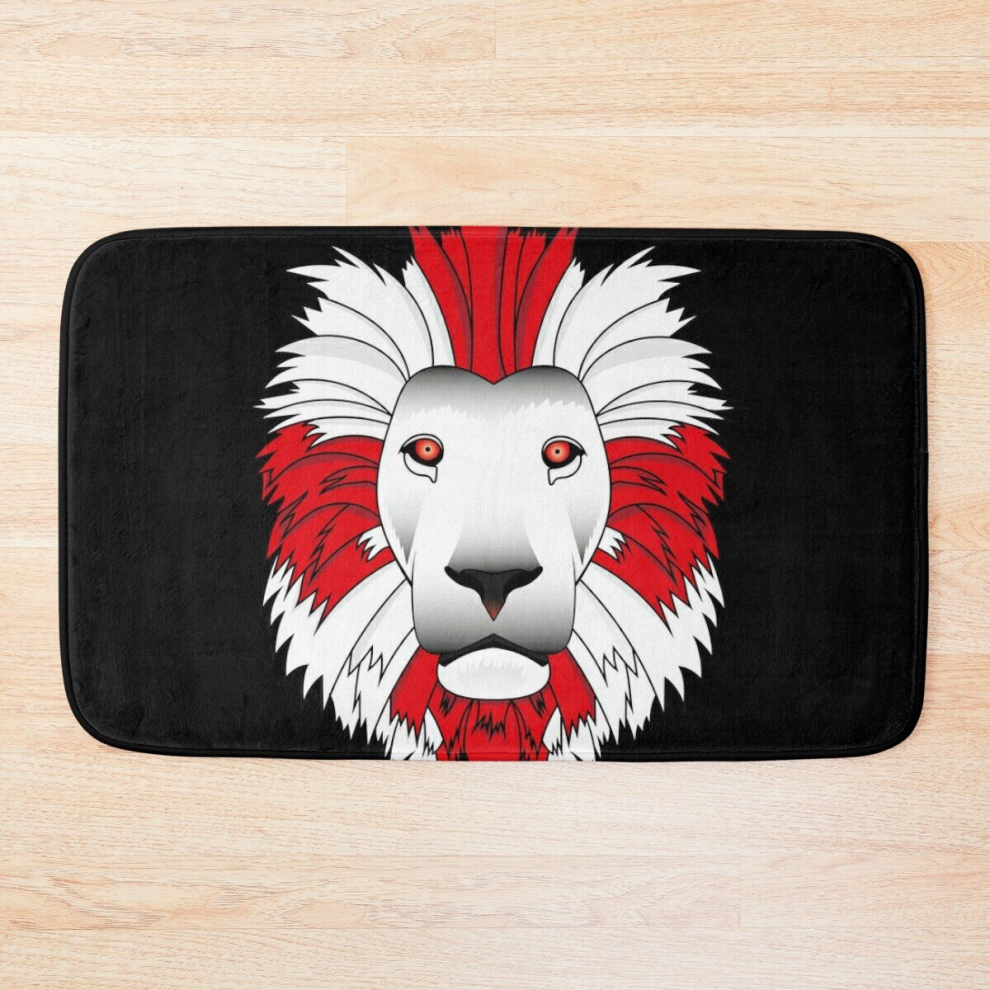 Bath Mat England Flag Lion Head 20 x 31 inch Non-slip Bathroom-image-OPC-PCPZNDX-NEW