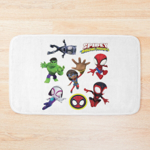 Bath Mat Spidey And His Amazing Friends 20 x 31 inch Non-slip Bathroom