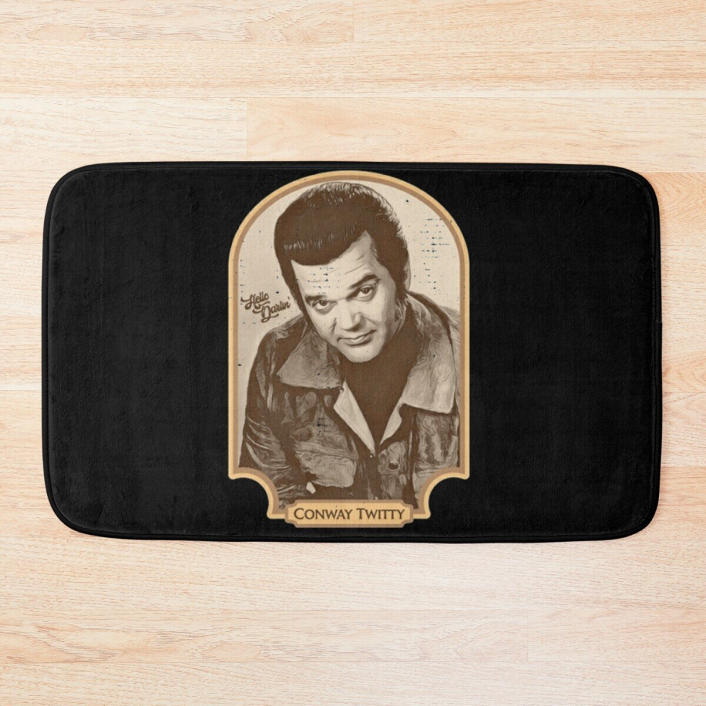 Bath Mat Conway Twitty 20 x 31 inch Non-slip Bathroom-image-OPC-PCPZP2G-NEW