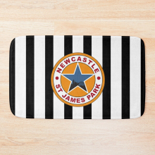 Bath Mat Magpies Newcastle - Newcastle Magpies 20 x 31 inch Non-slip Bathroom