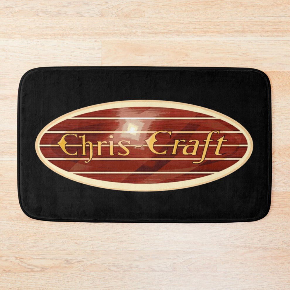 Bath Mat Chris Craft vintage boats USA 20 x 31 inch Non-slip Bathroom-image-OPC-PCPZPV5-NEW