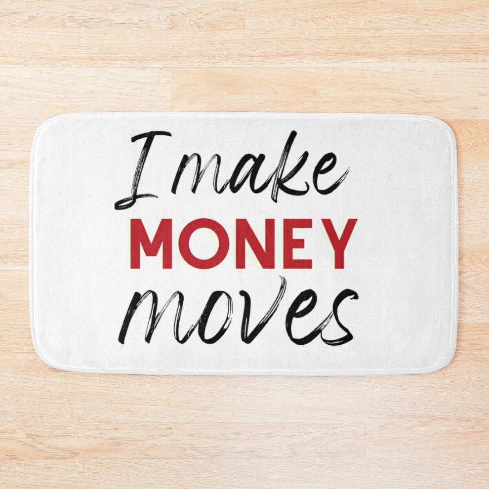 Bath Mat money moves 20 x 31 inch Non-slip Bathroom-image-OPC-PCPZPWV-NEW