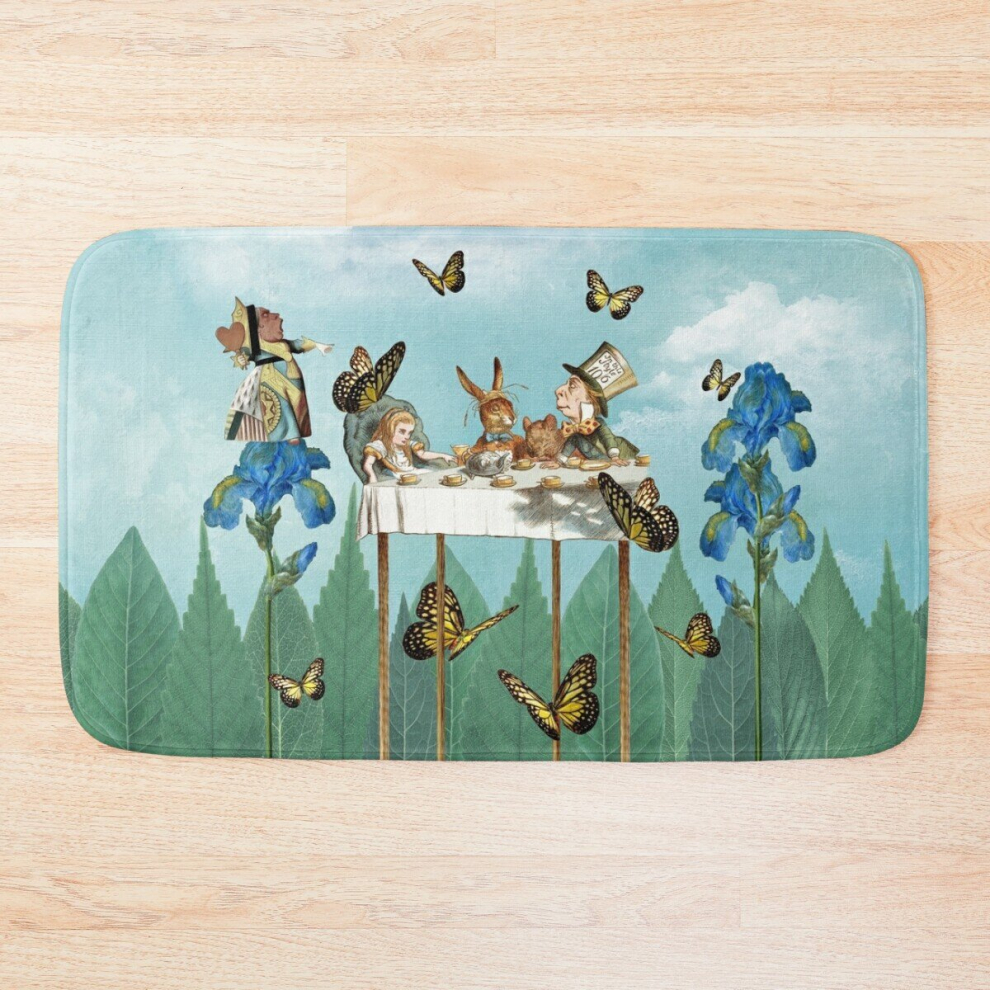 Bath Mat A Day in Wonderland - The Tea Party 20 x 31 inch Non-slip Bathroom-image-OPC-PCPZNRH-NEW