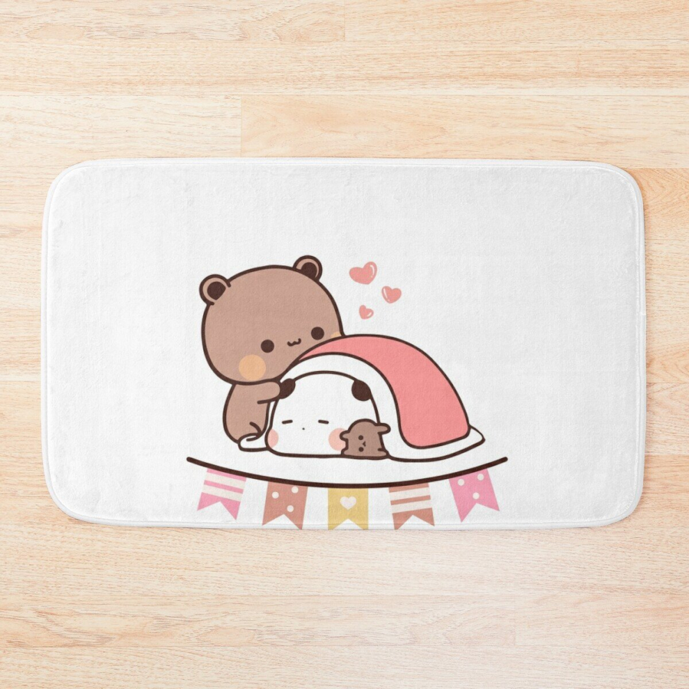 Bath Mat bubu dudu new year 20 x 31 inch Non-slip Bathroom-image-OPC-PCPZNRR-NEW