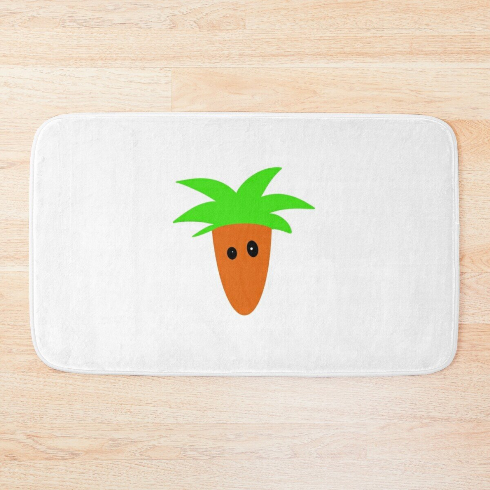 Bath Mat Fun colorful cartoon Carrot 20 x 31 inch Non-slip Bathroom-image-OPC-PCPZR7X-NEW