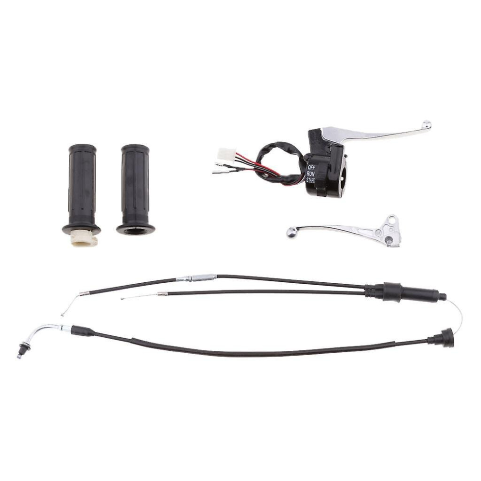 Brake Lever Grip Throttle Cable Fit For Yamaha Pw50 Py50 50Cc 9444929369144