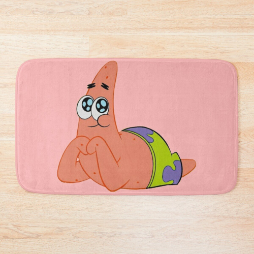 Bath Mat Patrick Star 20 x 31 inch Non-slip Bathroom