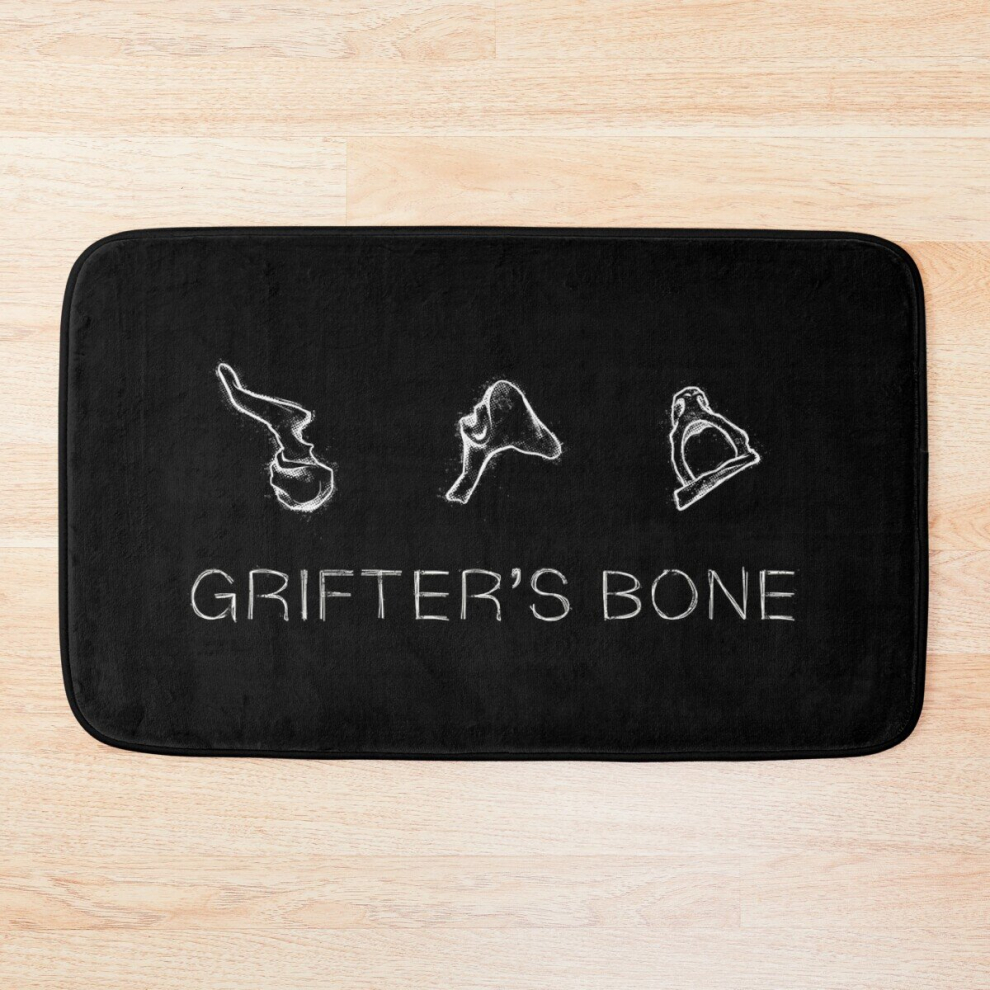 Bath Mat Grifters Bone - Light Logo 20 x 31 inch Non-slip Bathroom-image-OPC-PCPZS5P-NEW