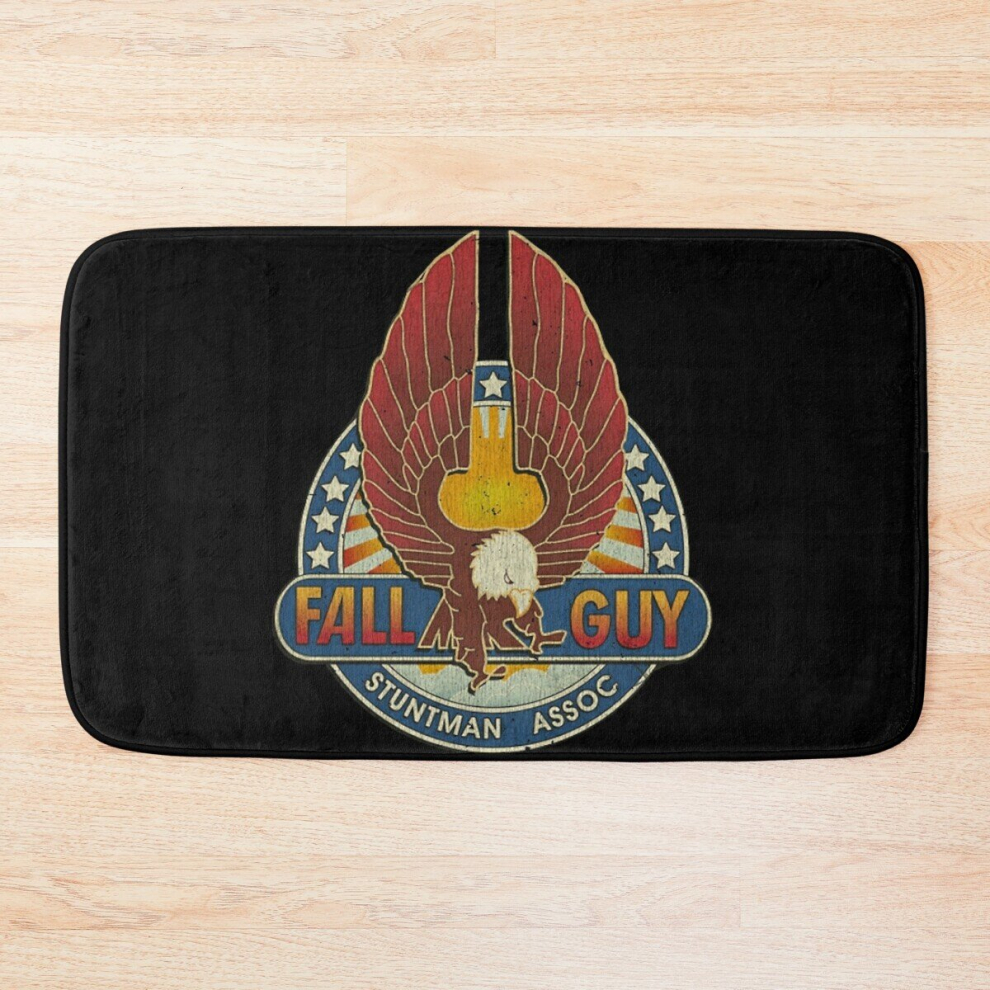 Bath Mat Fall Guy Stuntman Association Vintage 20 x 31 inch Non-slip Bathroom-image-OPC-PCPZS68-NEW
