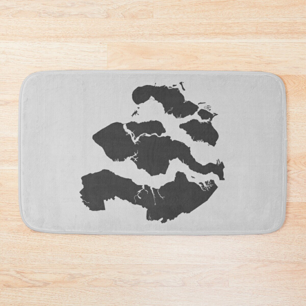 Bath Mat Zeeland Shape 20 x 31 inch Non-slip Bathroom-image-OPC-PCPZS8K-NEW