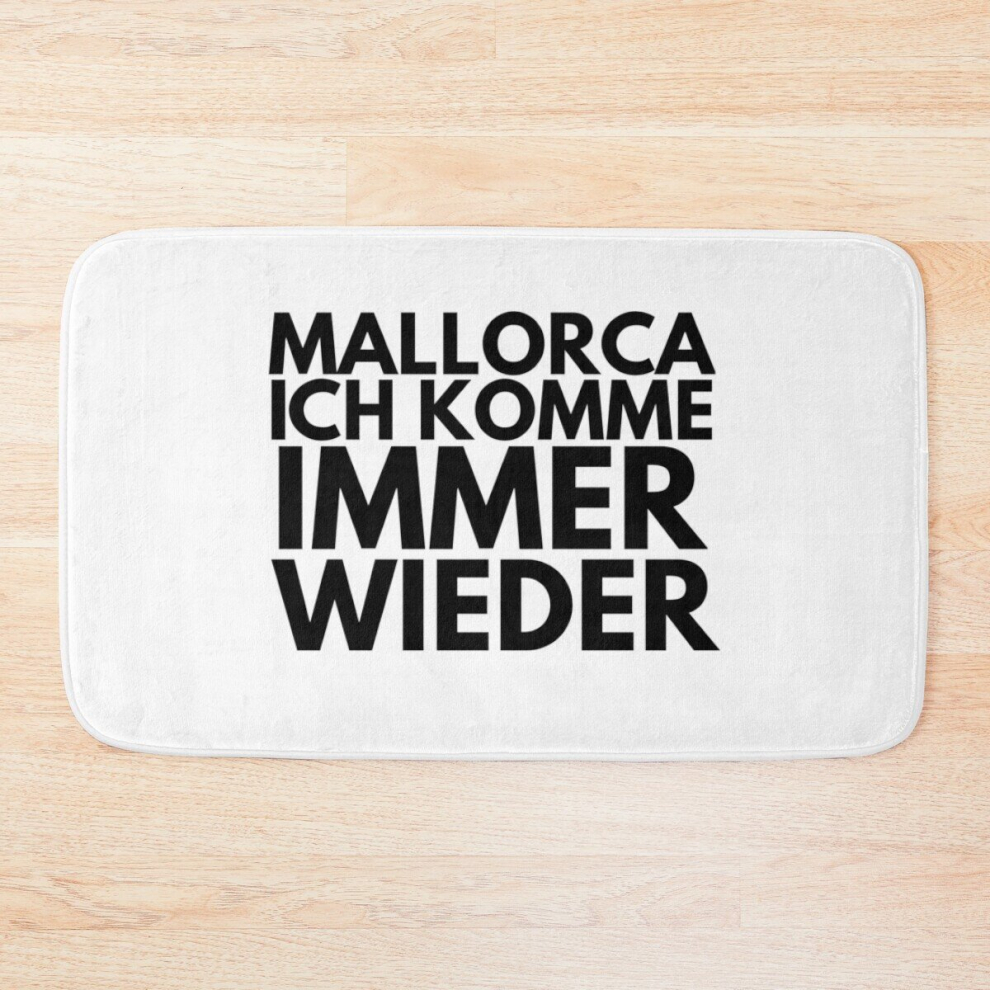 Bath Mat Mallorca I always come back 20 x 31 inch Non-slip Bathroom-image-OPC-PCPZSCK-NEW