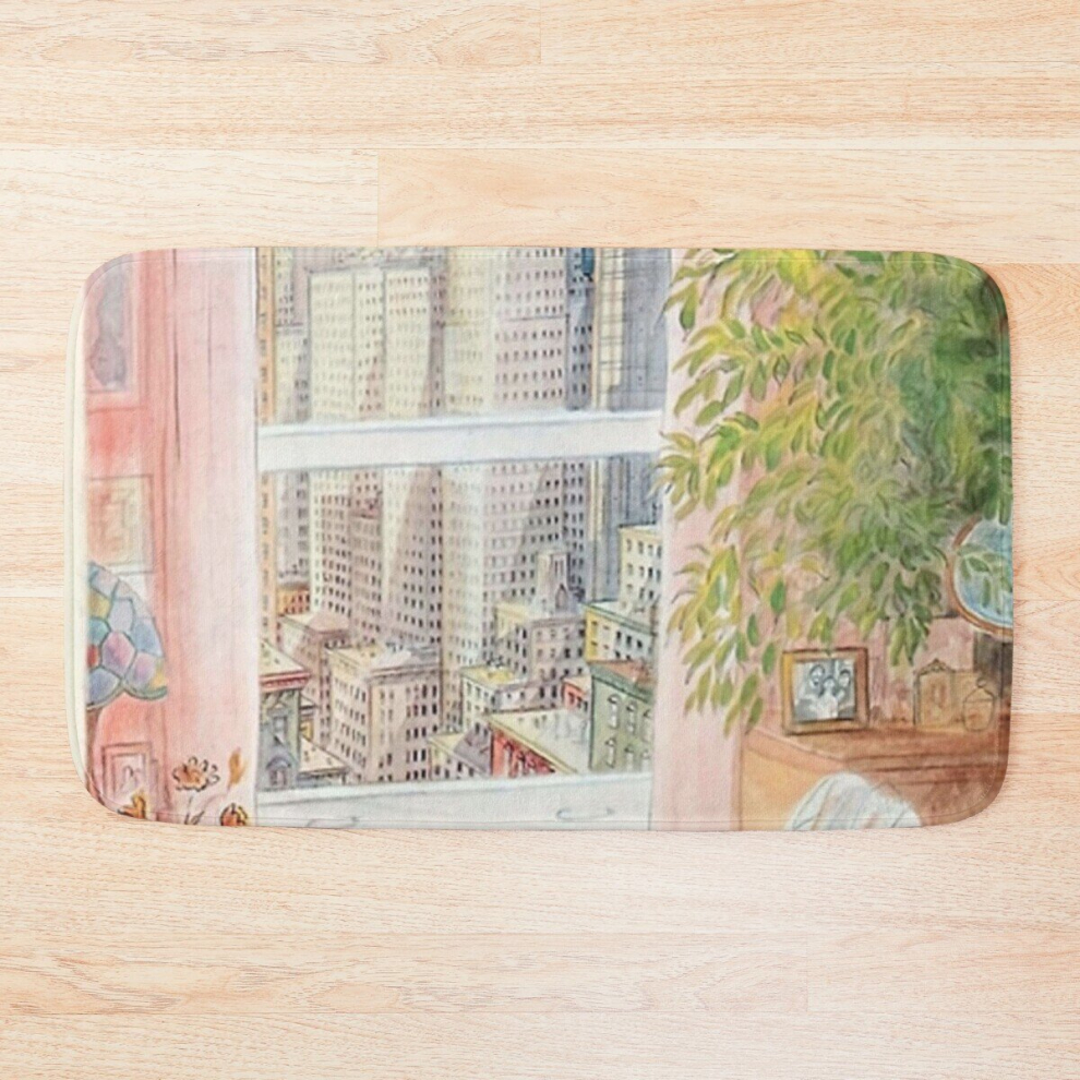 Bath Mat The New Yorker vintage 20 x 31 inch Non-slip Bathroom-image-OPC-PCPZSKJ-NEW