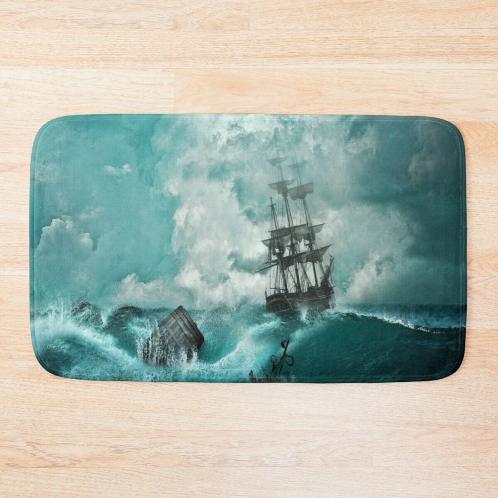 Bath Mat Amazing ship design 20 x 31 inch Non-slip Bathroom-image-OPC-PCPZSMN-NEW