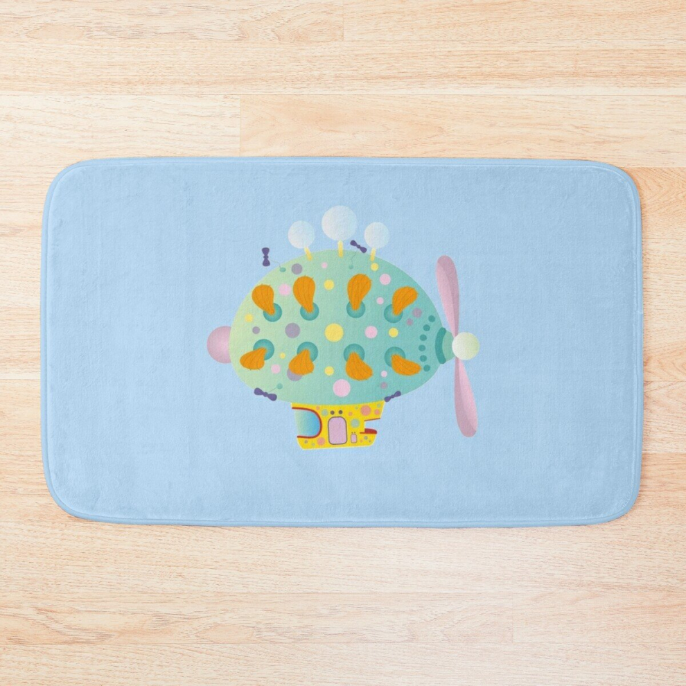 Bath Mat Theky ponk zeppelin In the night garden 20 x 31 inch Non-slip Bathroom