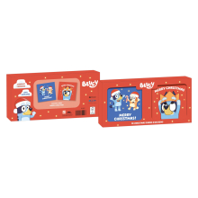 Bluey Christmas Card Multipack (BLXB2) - 12 Cards, 2 Festive Designs for Kids' Classes