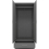 Seconique Nevada 2 Door 1 Drawer Wardrobe in 3D Effect Grey Hanging Rail Storage 3
