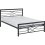 Seconique Kelly 5ft Metal Bed Frame in Black Finish 1