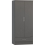 Seconique Nevada 2 Door 1 Drawer Wardrobe in 3D Effect Grey Hanging Rail Storage 1