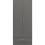 Seconique Nevada 2 Door 1 Drawer Wardrobe in 3D Effect Grey Hanging Rail Storage 2
