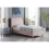 Seconique Amelia 3ft Single Bed in Pink Velvet Fabric 2