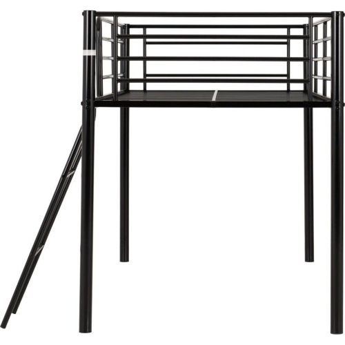 Seconique Kora Mid Sleeper Metal Bed Frame in Black Finish fits  3ft Single Mattress 1