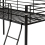 Seconique Kora Mid Sleeper Metal Bed Frame in Black Finish fits  3ft Single Mattress 4