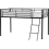Seconique Kora Mid Sleeper Metal Bed Frame in Black Finish fits  3ft Single Mattress 5