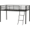 Seconique Kora Mid Sleeper Metal Bed Frame in Black Finish fits  3ft Single Mattress 1