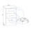 Seconique Nevada Bedside 3 Drawer 3D Effect Grey 2