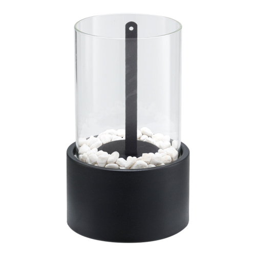 Living And Home Round Freestanding Tabletop Ventless Ethanol Fireplace 2
