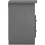 Seconique Nevada Bedside 2 Drawer 3D Effect Grey 5