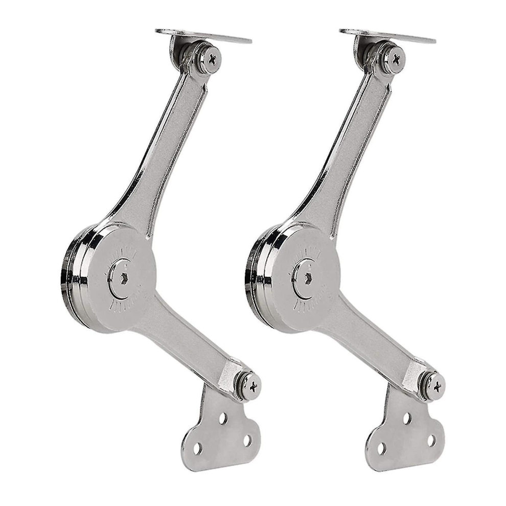 2pcs Heavy Duty Lid Support Hinges Soft Close Folding Lid Stay Hinge Keep Lid Hinge Open For-- (hy)