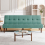 Living And Home (Dark Green) Contemporary Convertible Sofa Bed 2