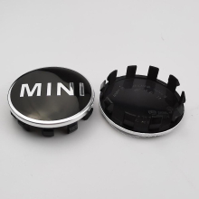 (Black) 4pcs 56mm Black Red Auto Wheel Center Cap Logo Hub Covers Badge Emblem Accessories For Mini Cooper S Works Jcw Car Styling