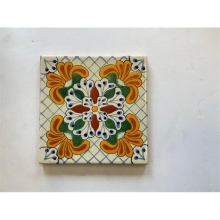 6 x 6 in. Mexican Decorative Tiles, L121 - Pack of 4