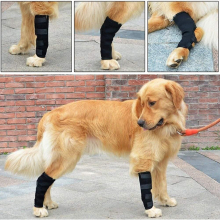 2pcs Dog Ankle Guard Bandage 1 Pair Pet Dog Wrist Bandage Dog Knee Bandage Joint Brace Support Banda