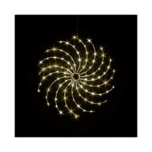 Christmas Lights Spiral Snowflake LED Silhouette Warm White LED's Multi Function