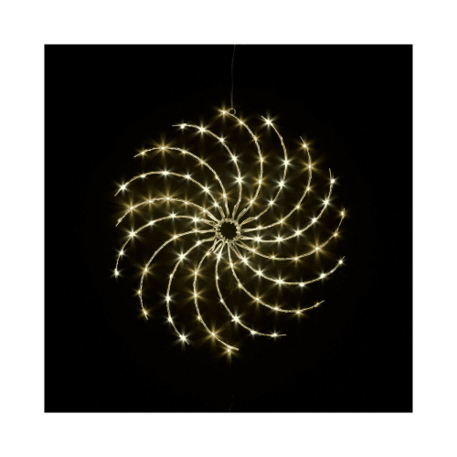 Garden Store Direct Christmas Lights Spiral Snowflake LED Silhouette Warm White LED's Multi Function