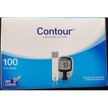Ascencia Contour Diabetic Blood Glucose 100 Test Strips
